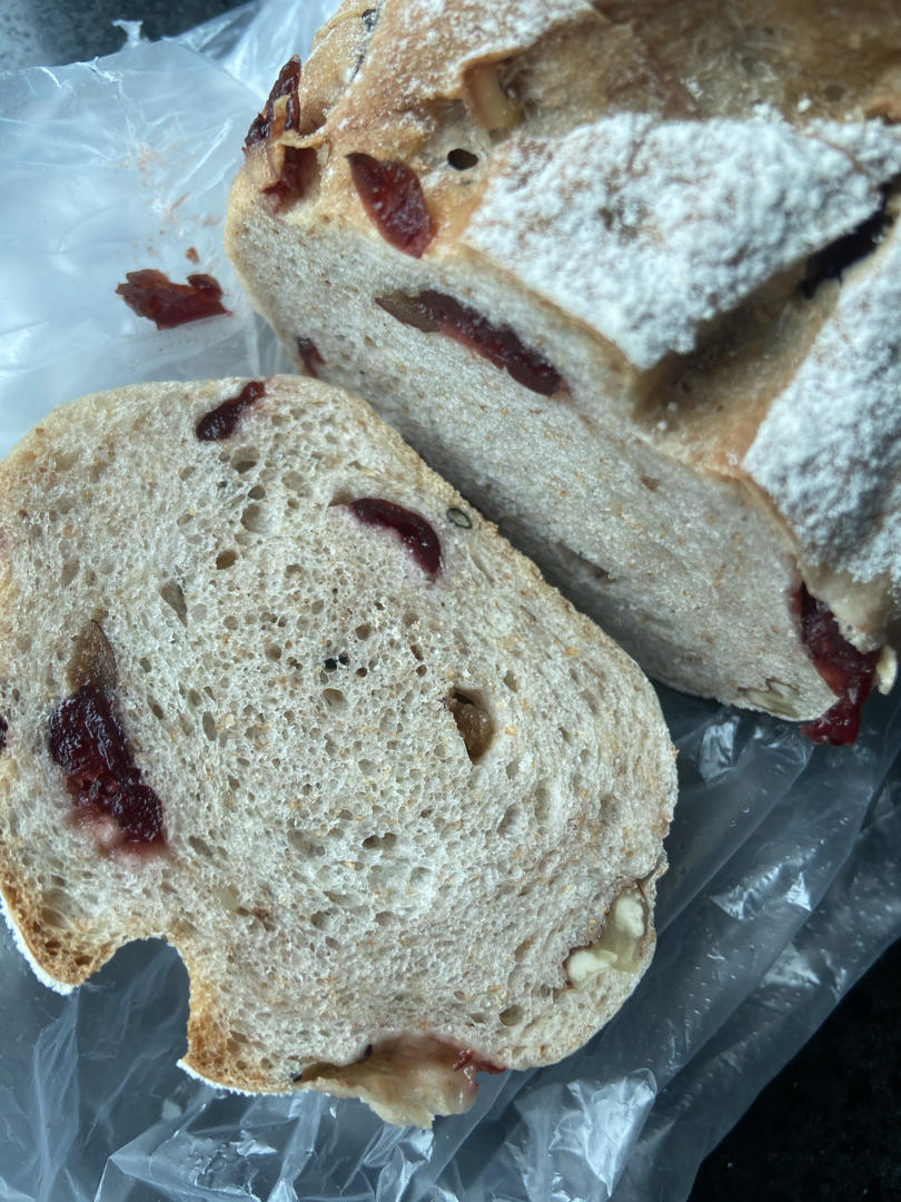 健康全麦果干面包（小美版）