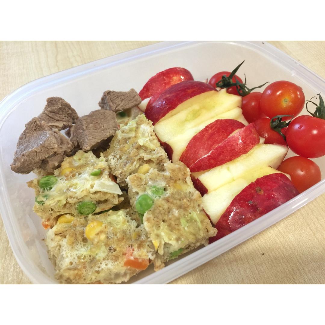 ＃减肥＃鸡胸肉燕麦饼