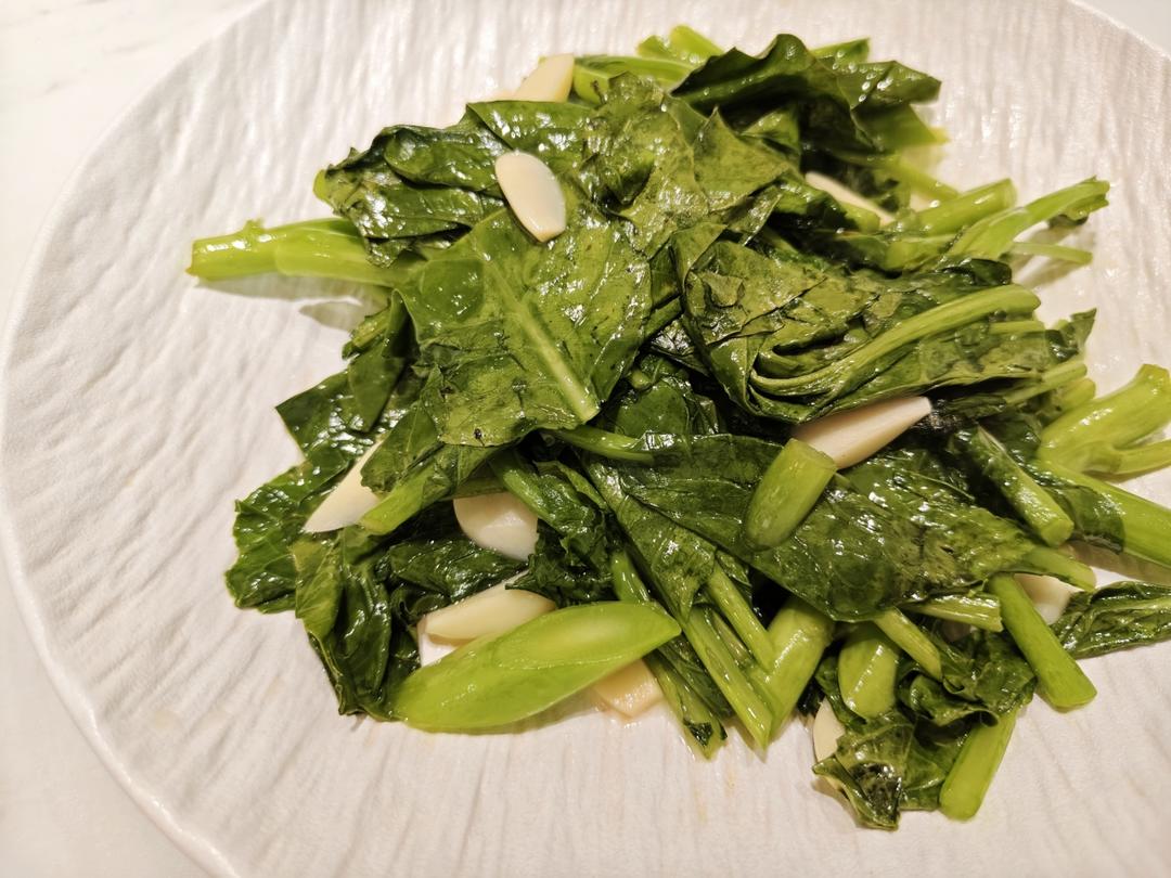 清炒芥兰苗😃