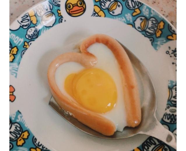爱心鸡蛋的做法