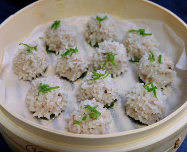 糯米虾仁肉丸子的做法