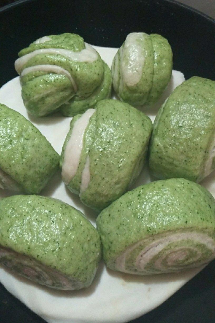 菠菜馒头