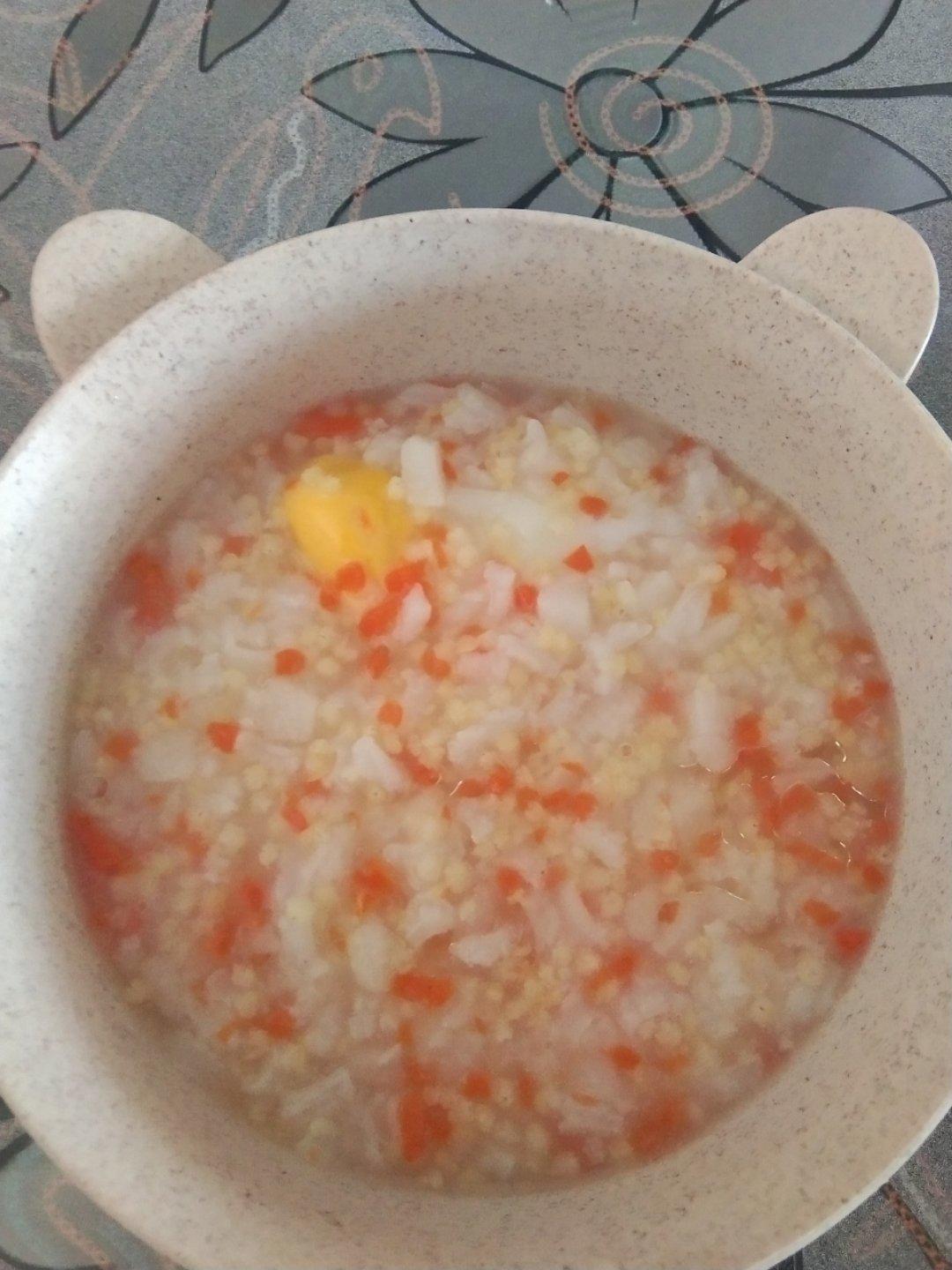 小米.淮山.南瓜粥