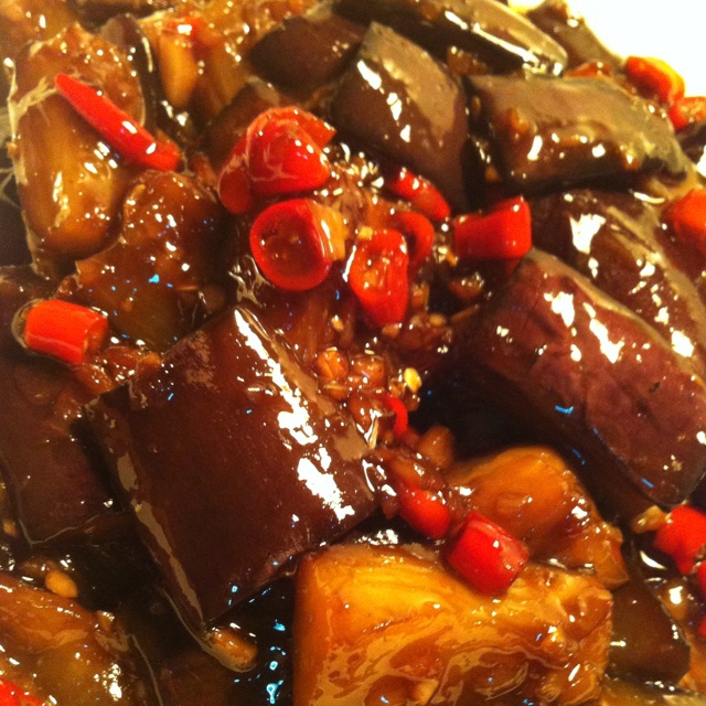 肉丝烧茄子