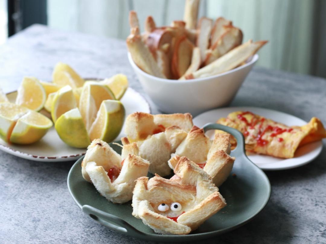 好吃又好看❗️芝士鸡蛋吐司碗
