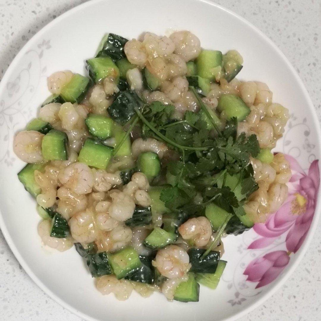 黄瓜炒虾仁