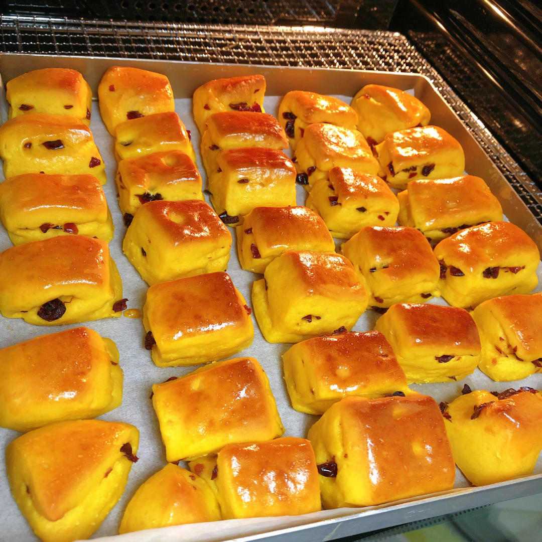 蔓越莓优格小面包块