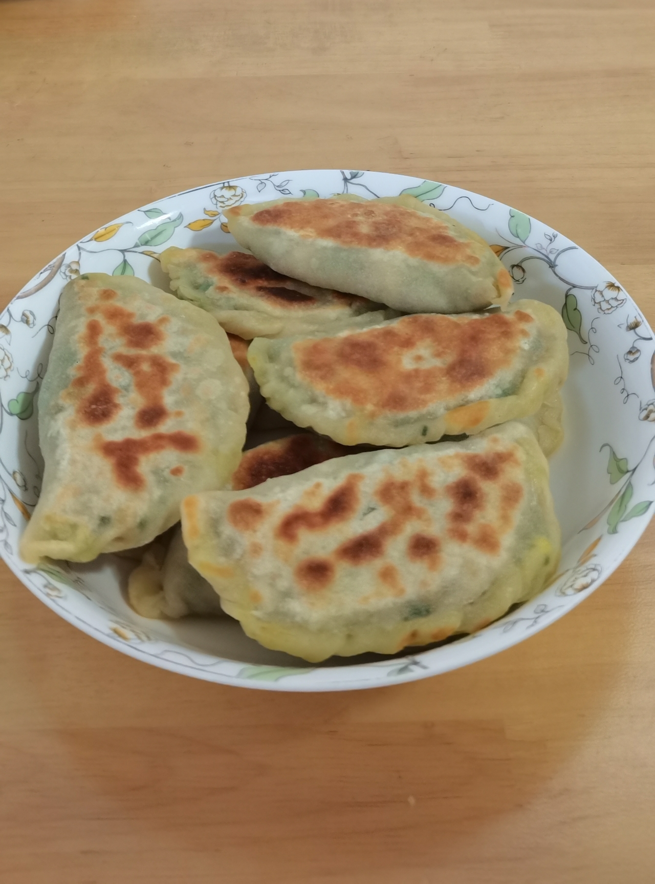 韭菜盒子你做好了么…