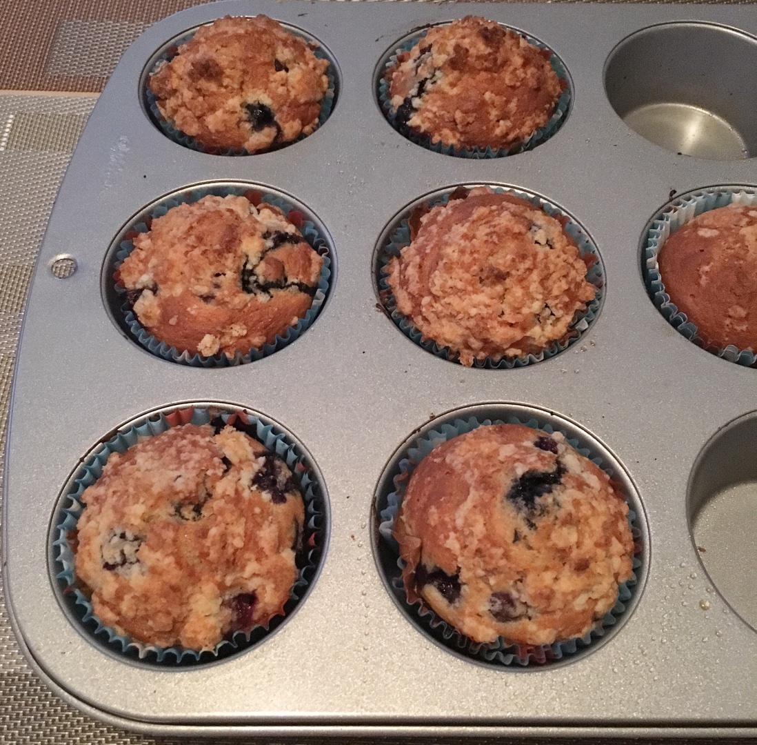 低糖低油蓝莓马芬（blueberry muffin）的做法 步骤10