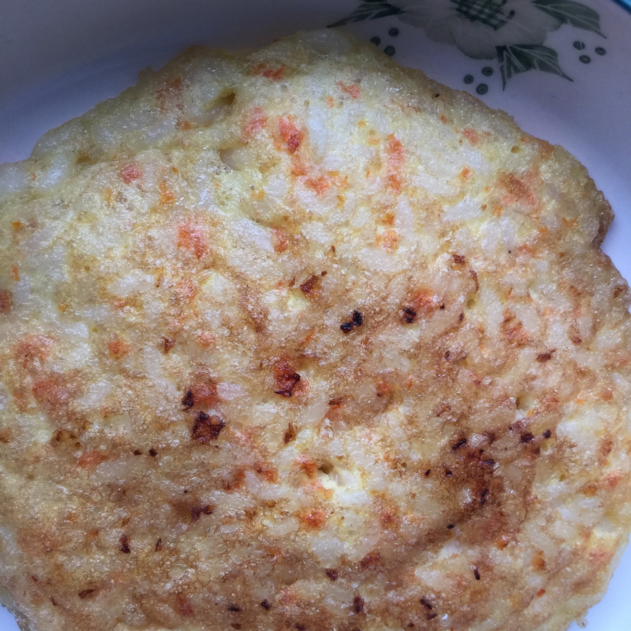 剩米饭鸡蛋煎饼