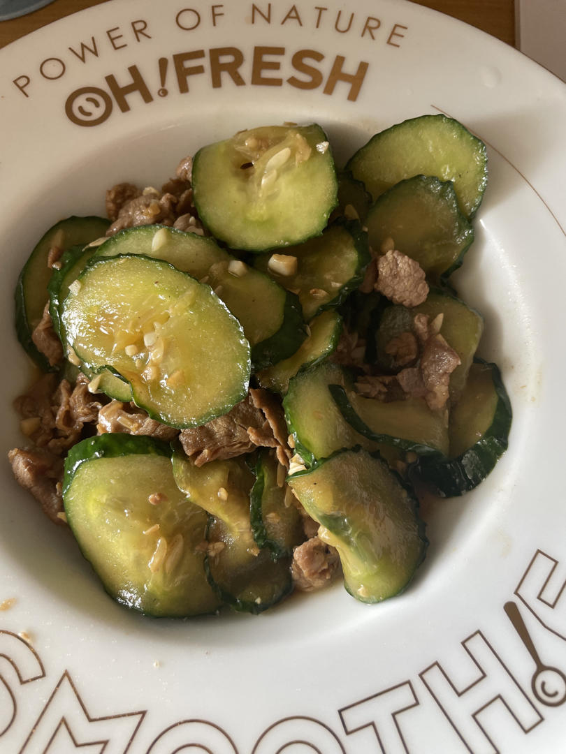 脆黄瓜炒肉