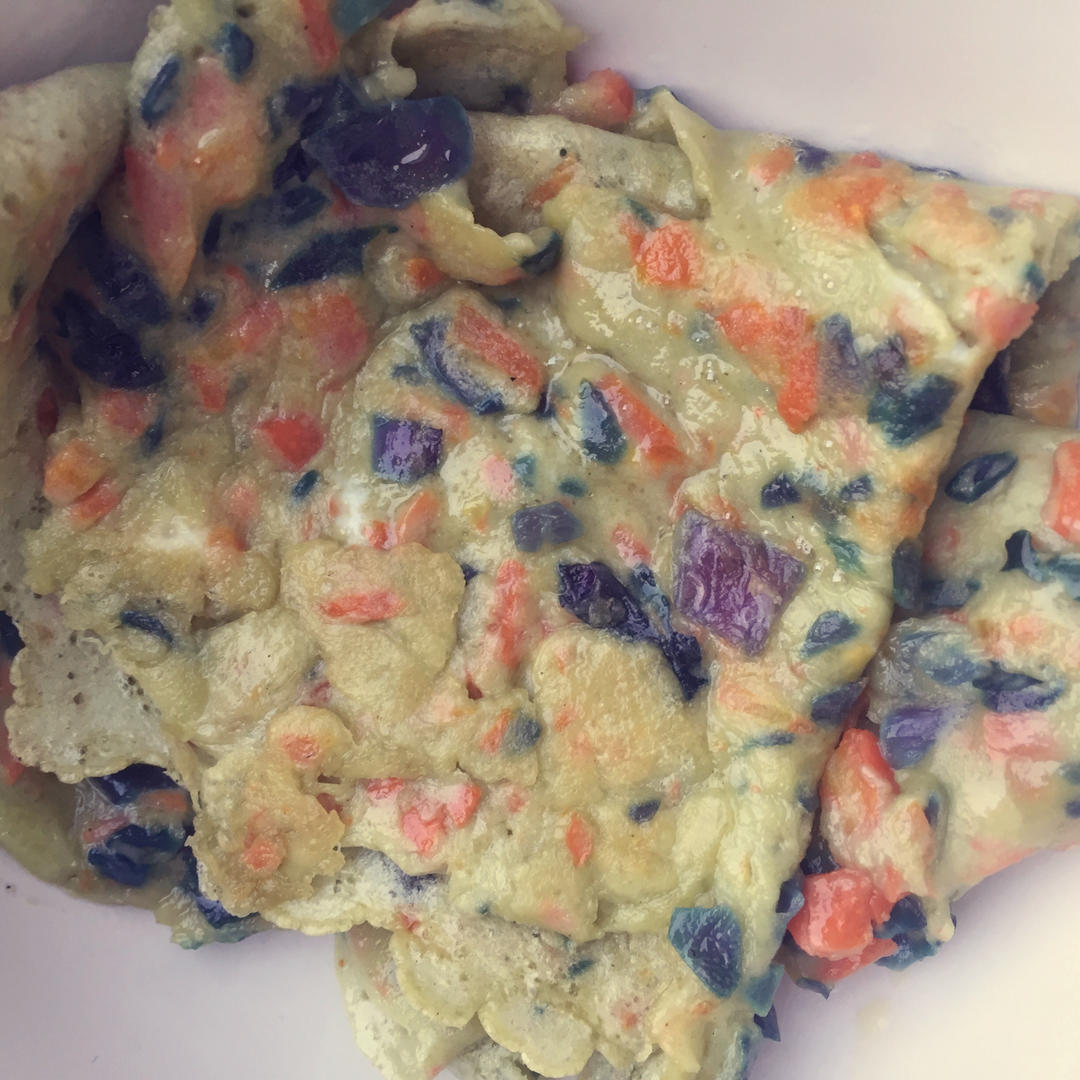 宝宝辅食：营养多彩蔬菜鸡蛋小饼