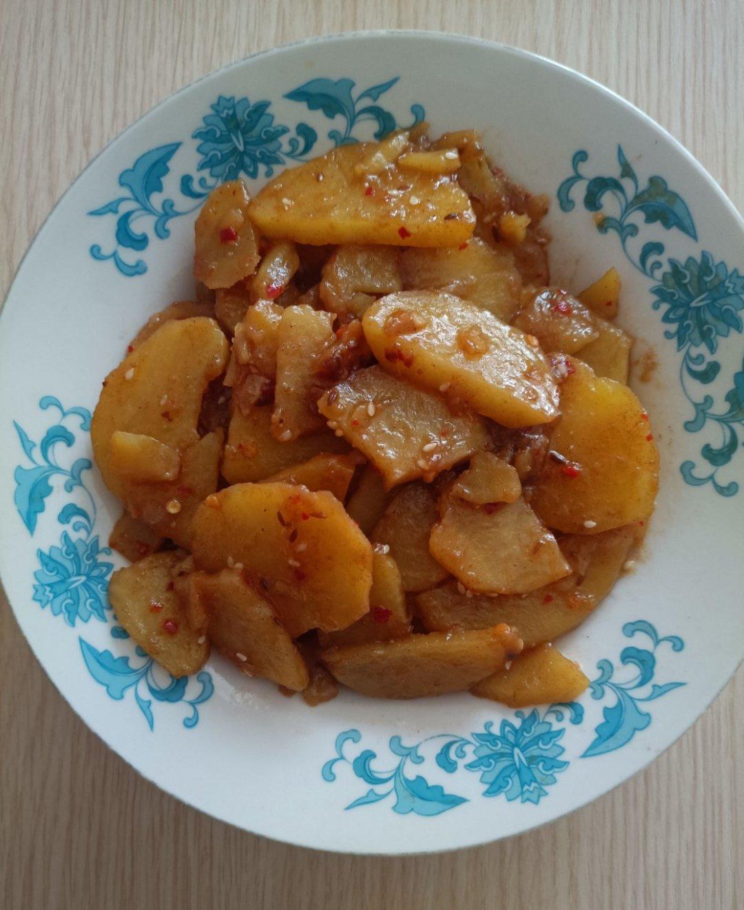 一定要做一次的孜然土豆片