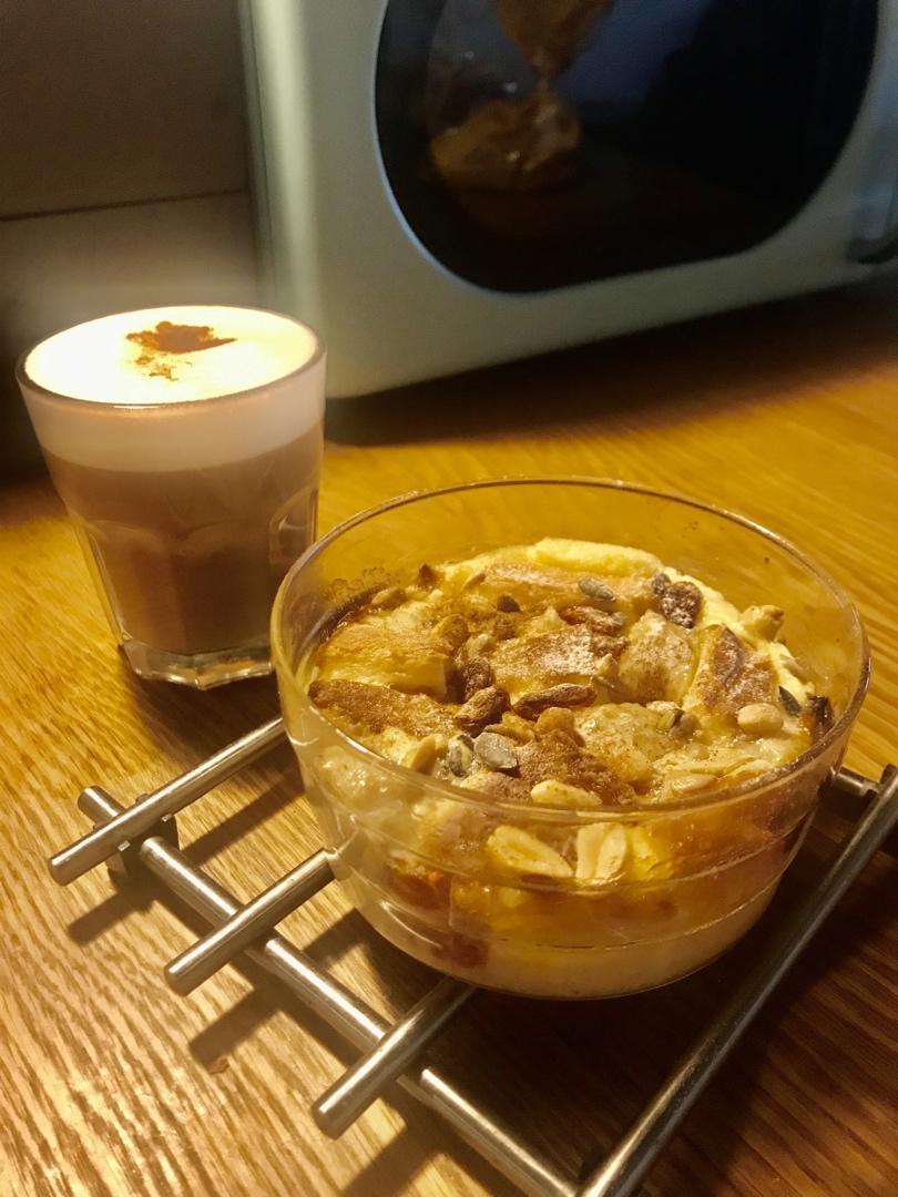 香蕉吐司蛋奶布丁