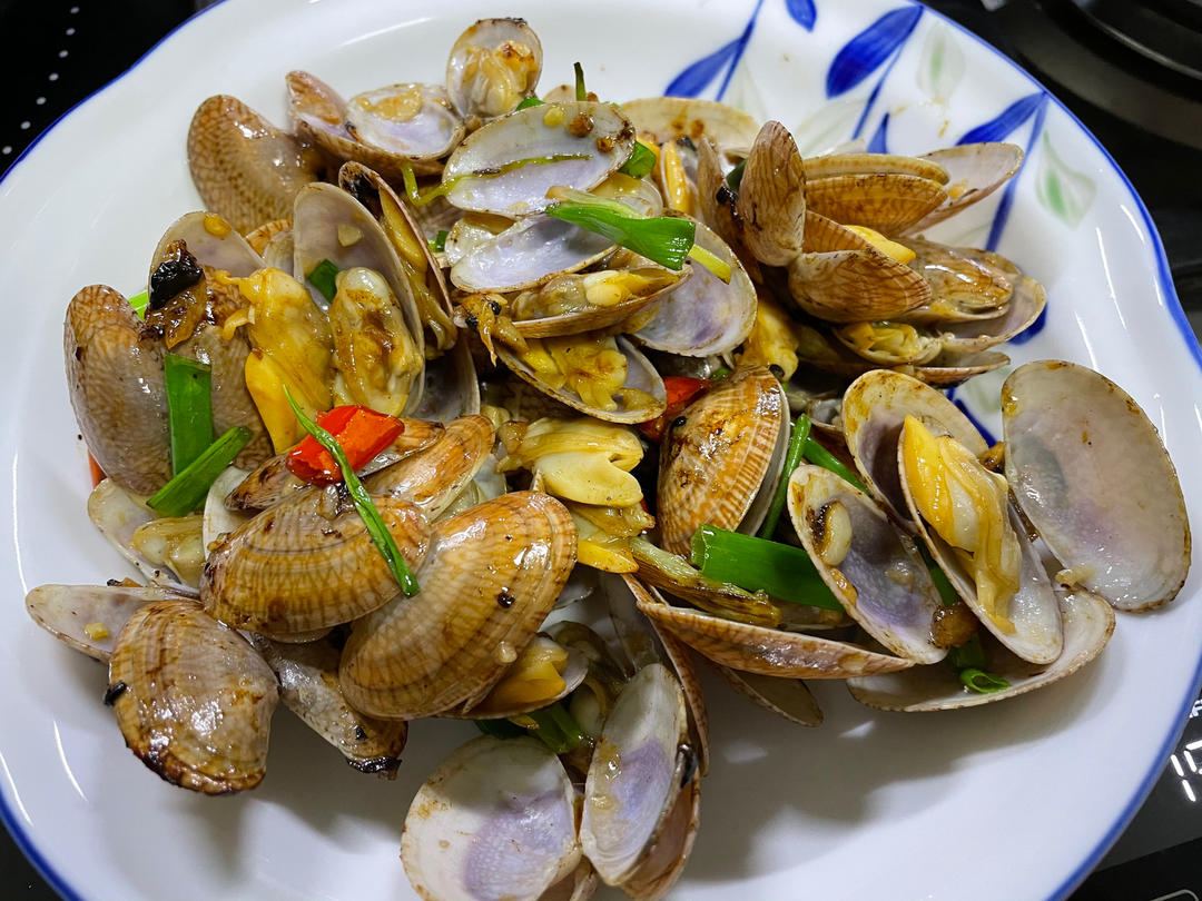 炒油蛤，油蛤酱油水