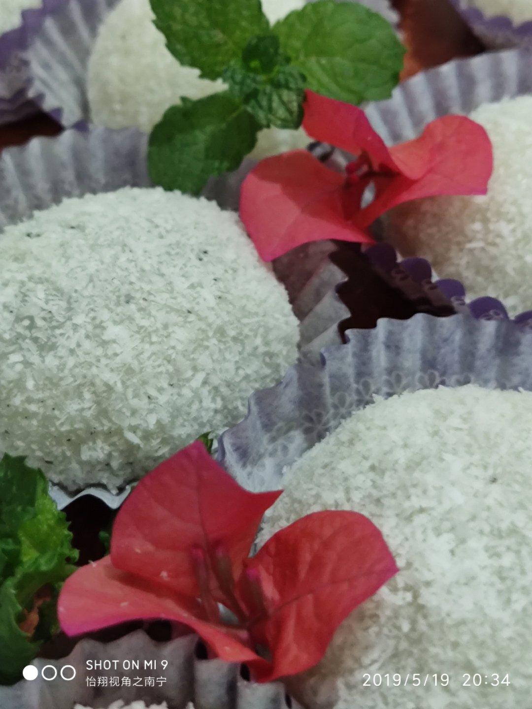 紫薯糯米糍（零失败，馅料可以换成其他的）