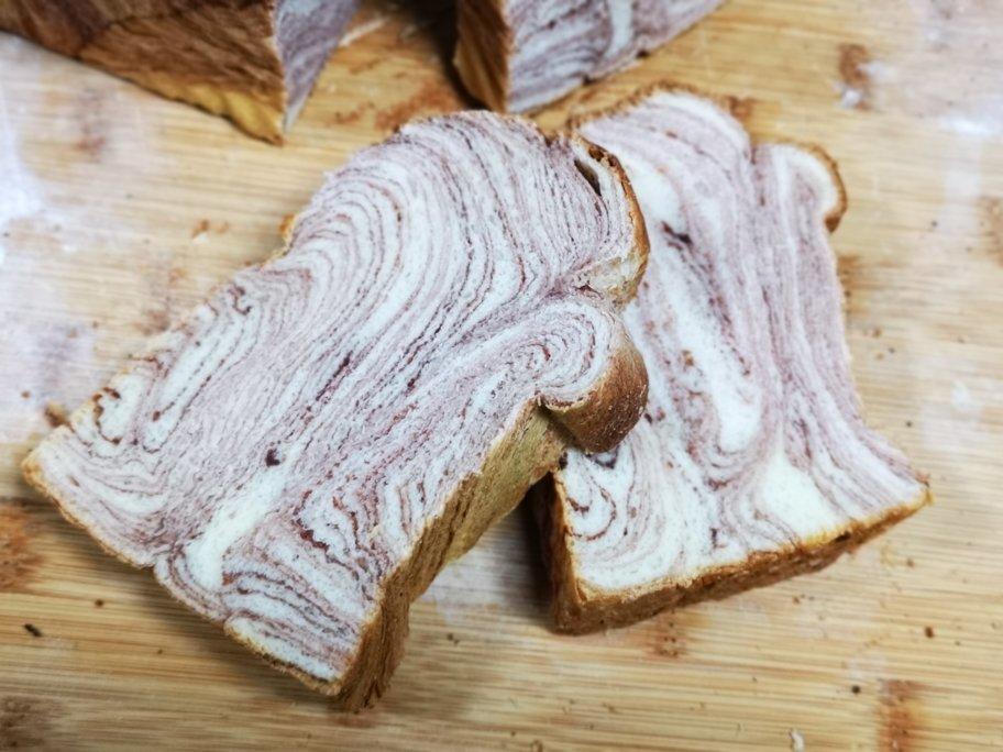 豆沙大理石吐司