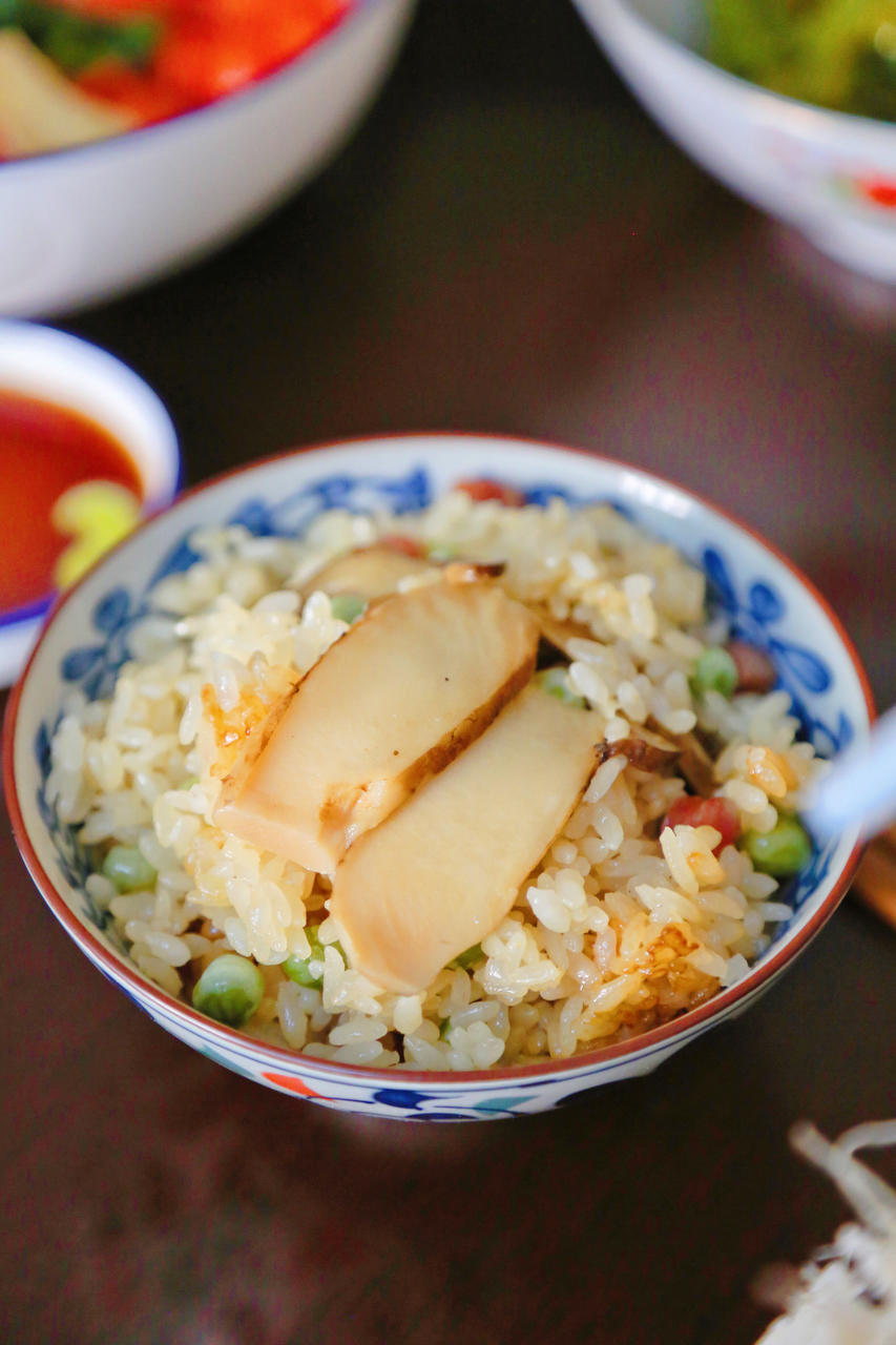 快手松茸焖饭