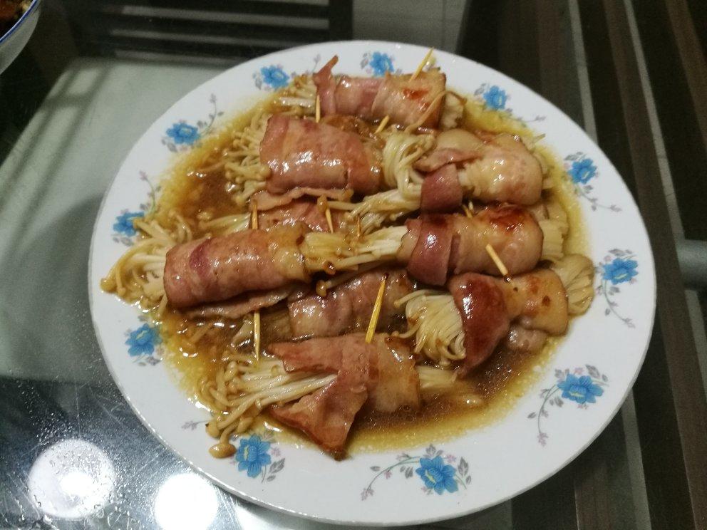 金针菇培根卷