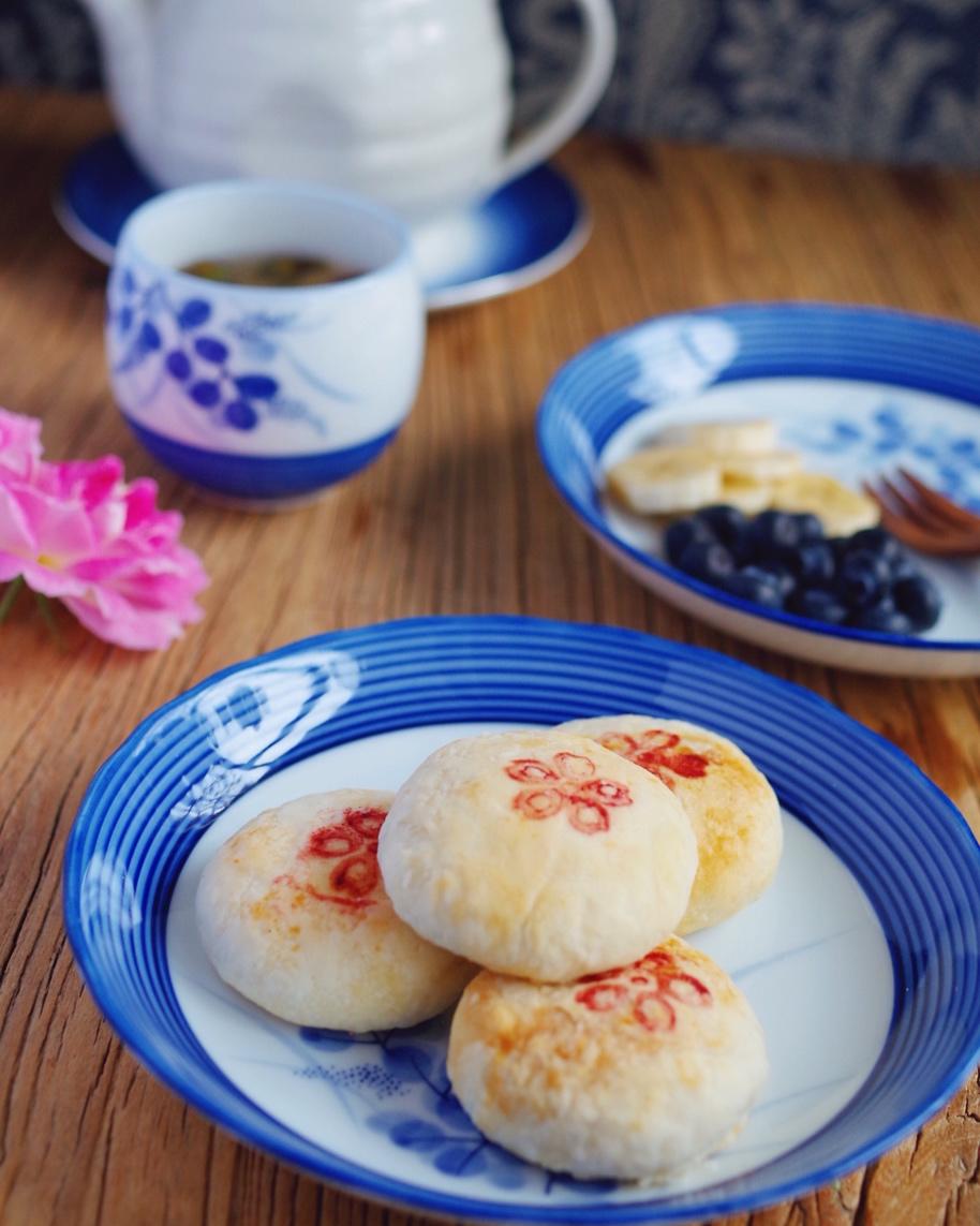 玫瑰鲜花饼