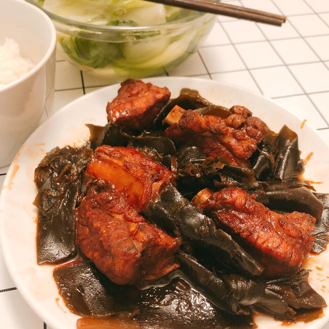 海带烧排骨