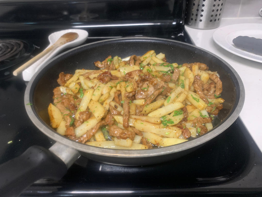 土豆煎牛排|马克西姆不粘锅