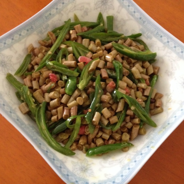 小炒泡豇豆