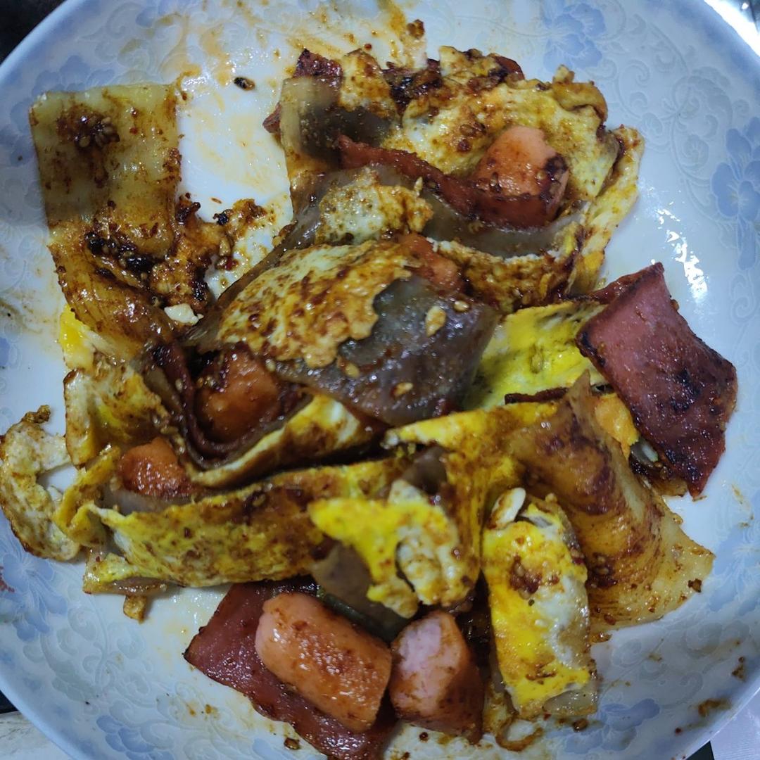 超级美味的东北烤冷面➕自制万能酱料【酱料是关键】