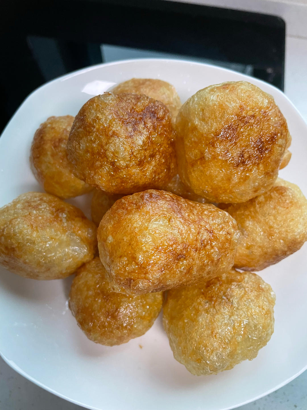 自制面筋、烤麸、凉粉、淀粉