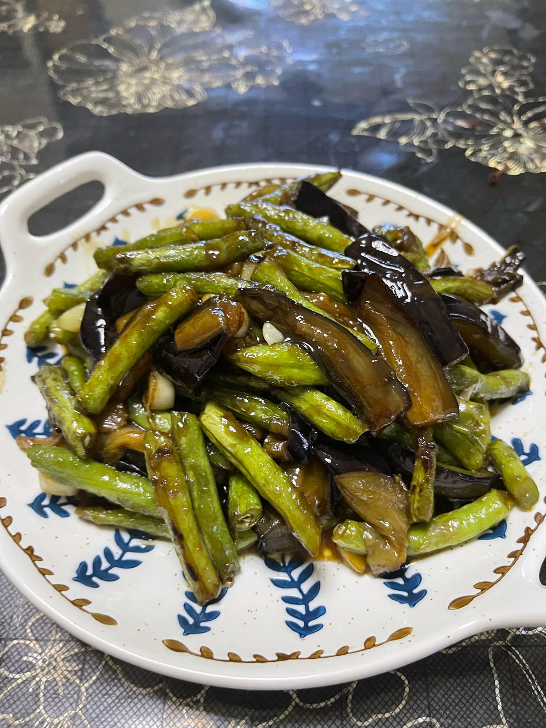 烧豆角茄子