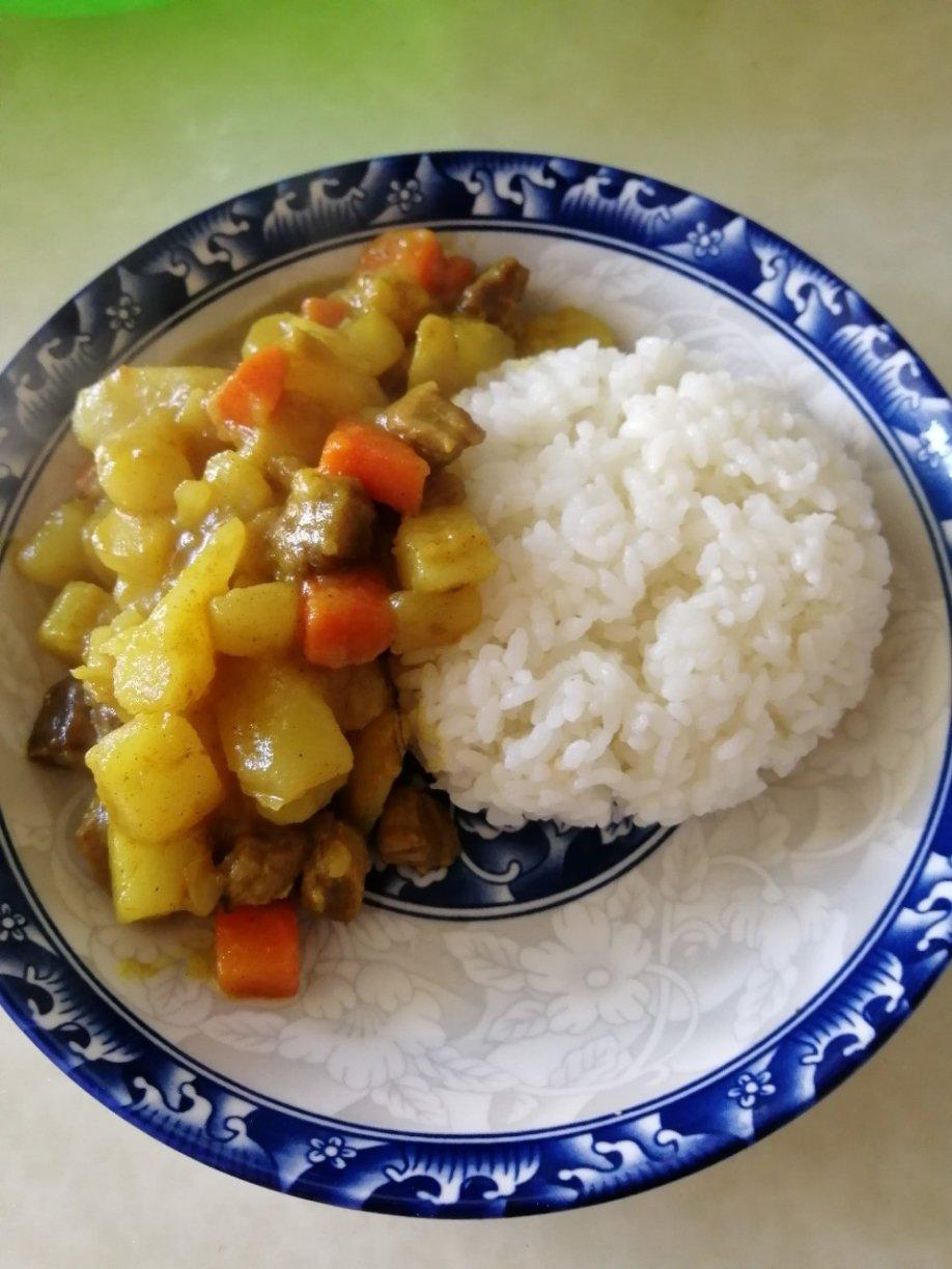 超简单—咖喱牛肉饭