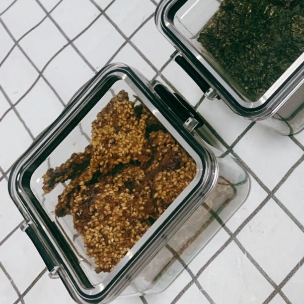 空气炸锅版～养生小零食，芝麻红枣核桃脆饼