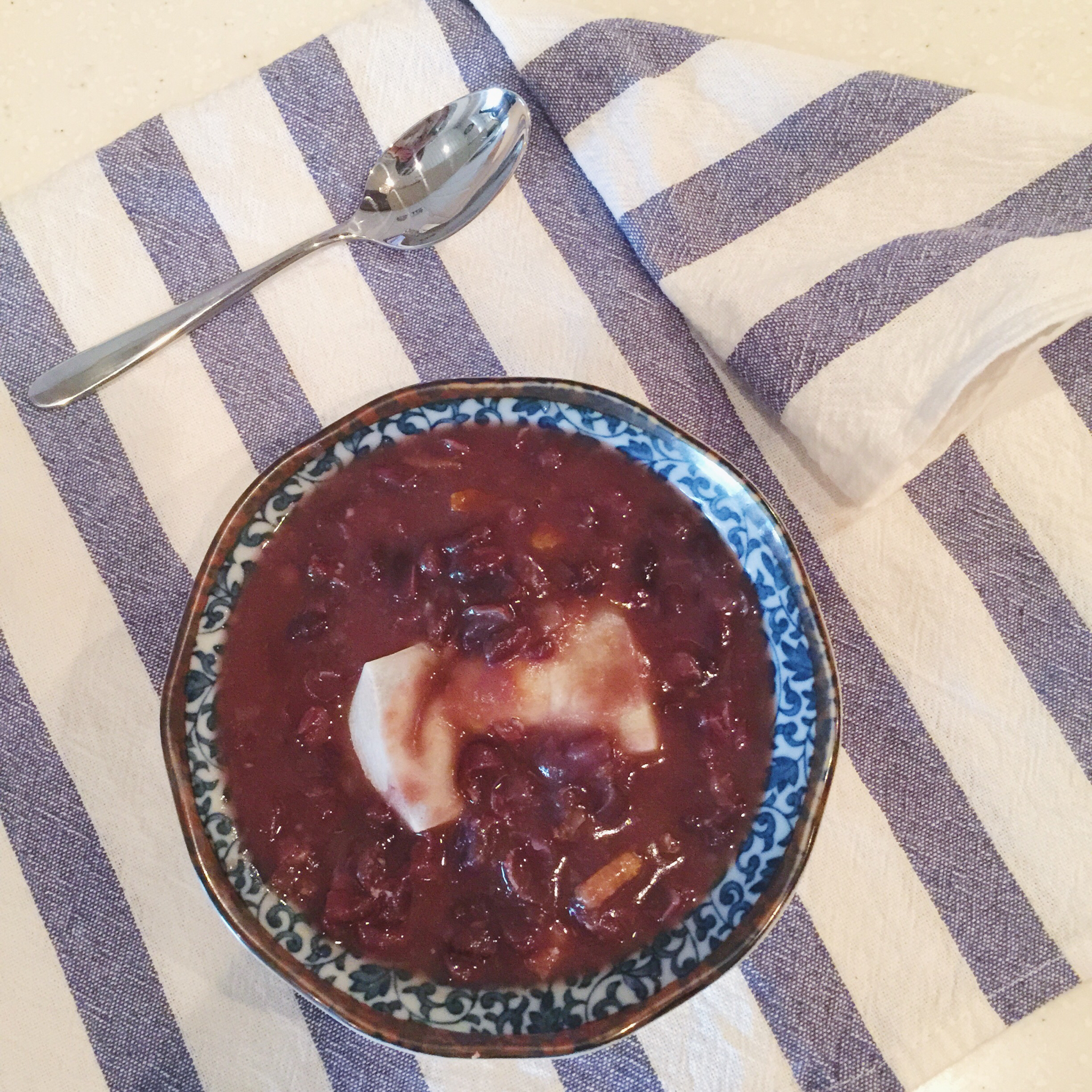 日式麻糬红豆汤