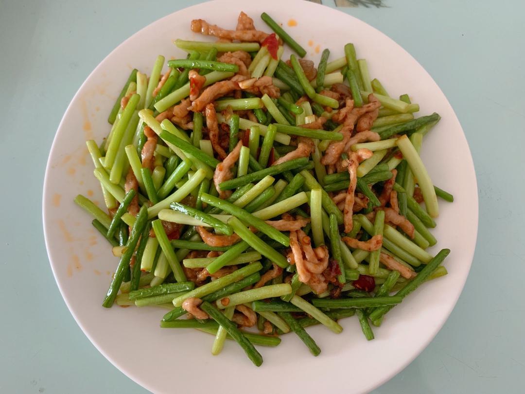 蒜苔炒肉