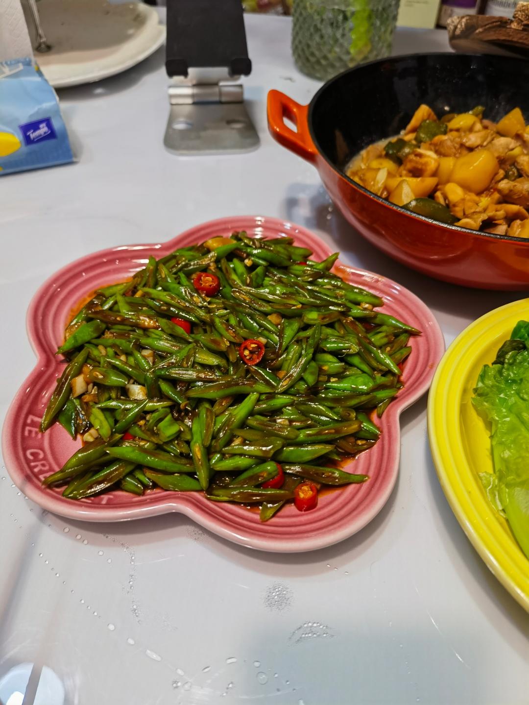超级下饭的家常菜～清炒四季豆