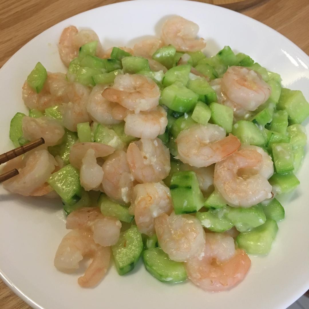 黄瓜虾仁