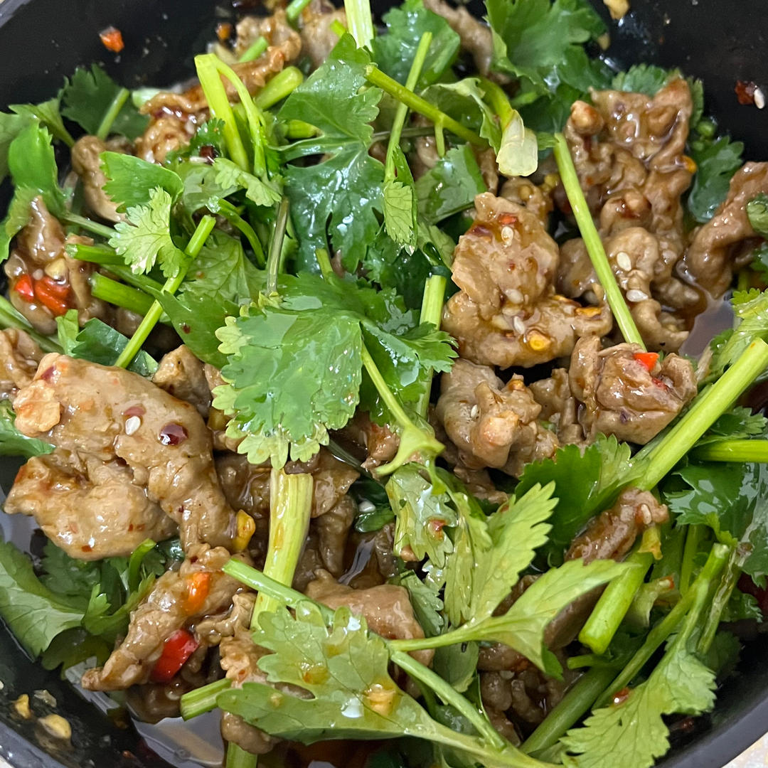 丈母娘吃了都夸的凉拌香菜牛肉