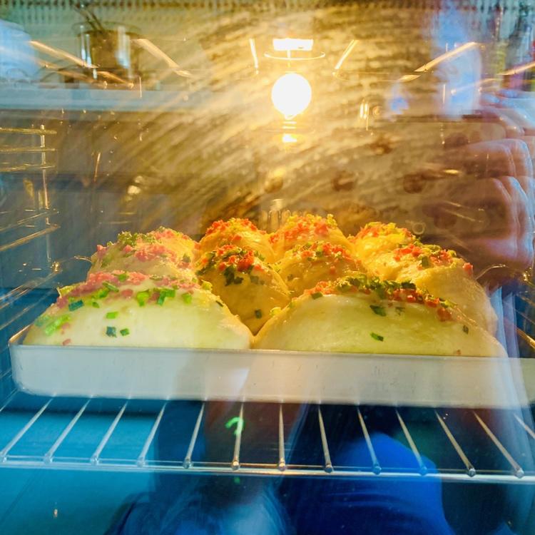 香葱火腿肉松面包