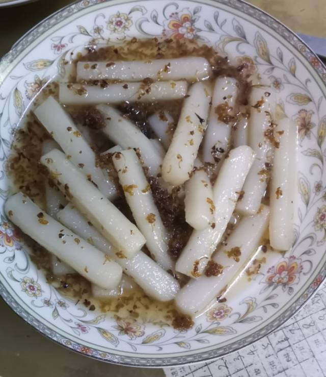 糖桂花炒年糕