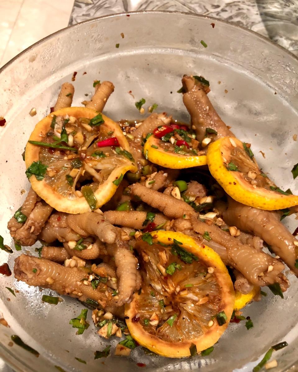 网红鸡爪（柠檬🍋白香果鸡爪）