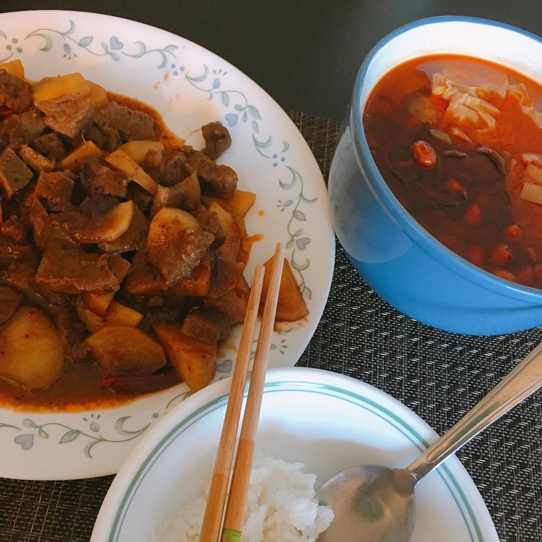 土豆烧牛肉