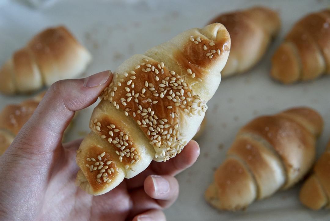 步骤图 盐面包 美美的日系可颂 海盐卷 的做法 盐面包 美美的日系可颂 海盐卷 的做法步骤 菜谱 下厨房