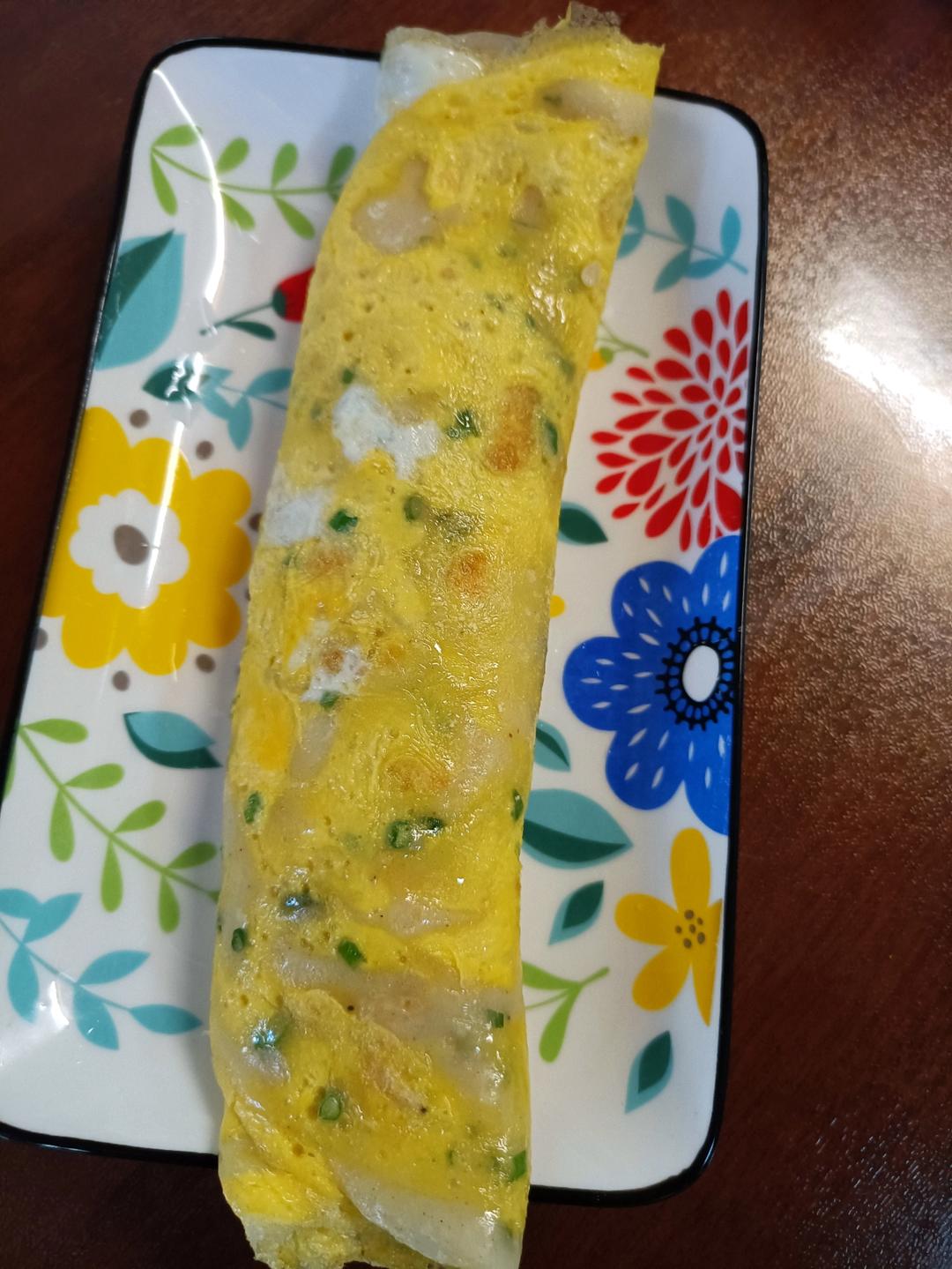 这样烙的鸡蛋饼 翻面不破 柔软并且又劲道 附细节视频详解