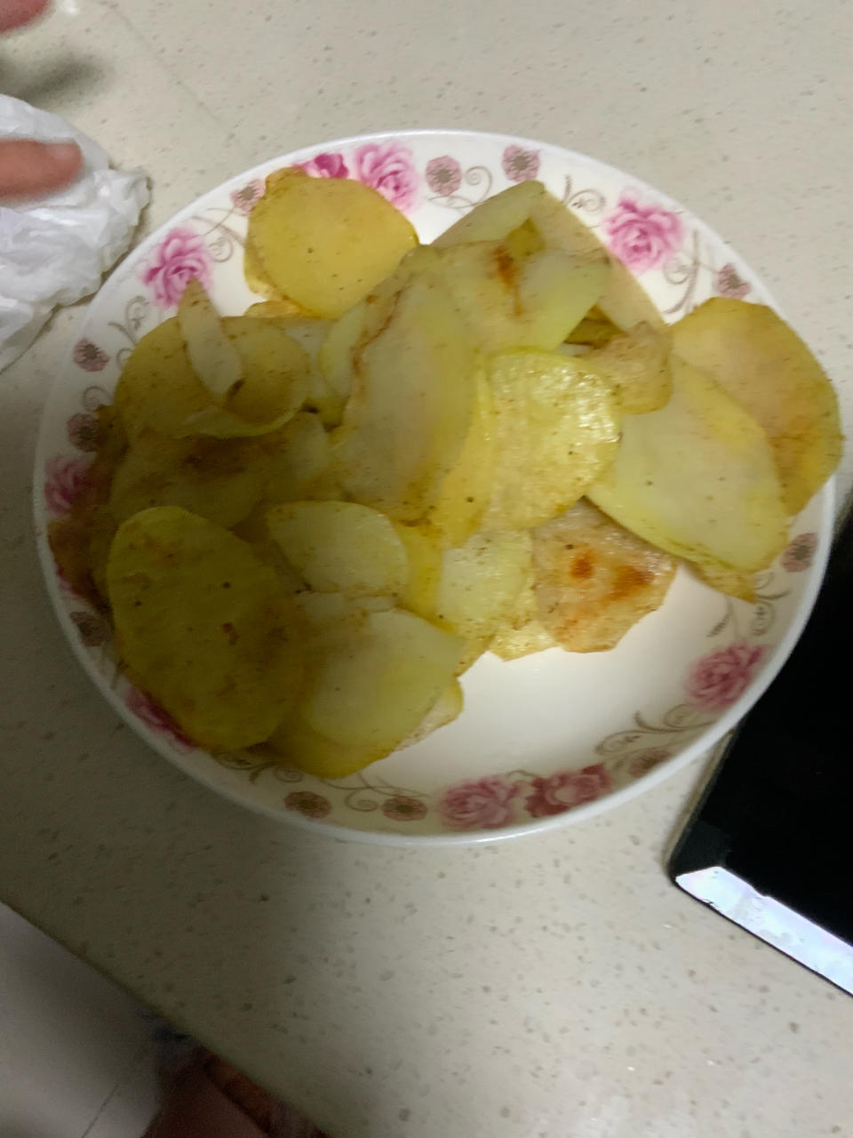一家四口晚餐