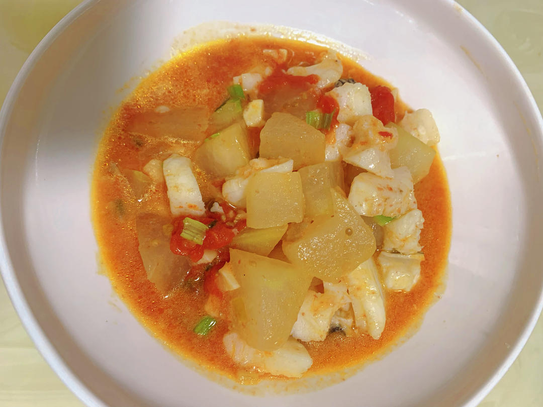 挪威北极鳕鱼【番茄🍅冬瓜鳕鱼煲】