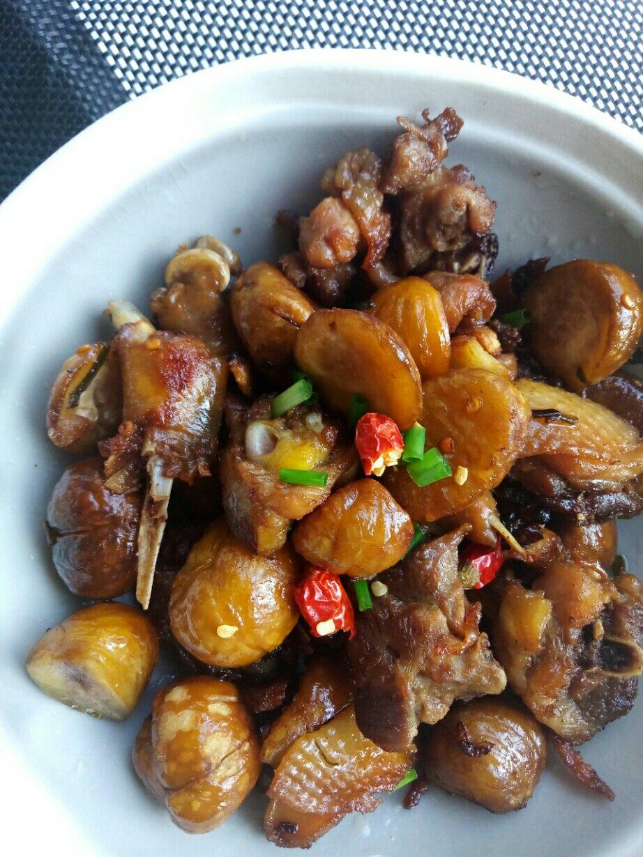 板栗烧鸡