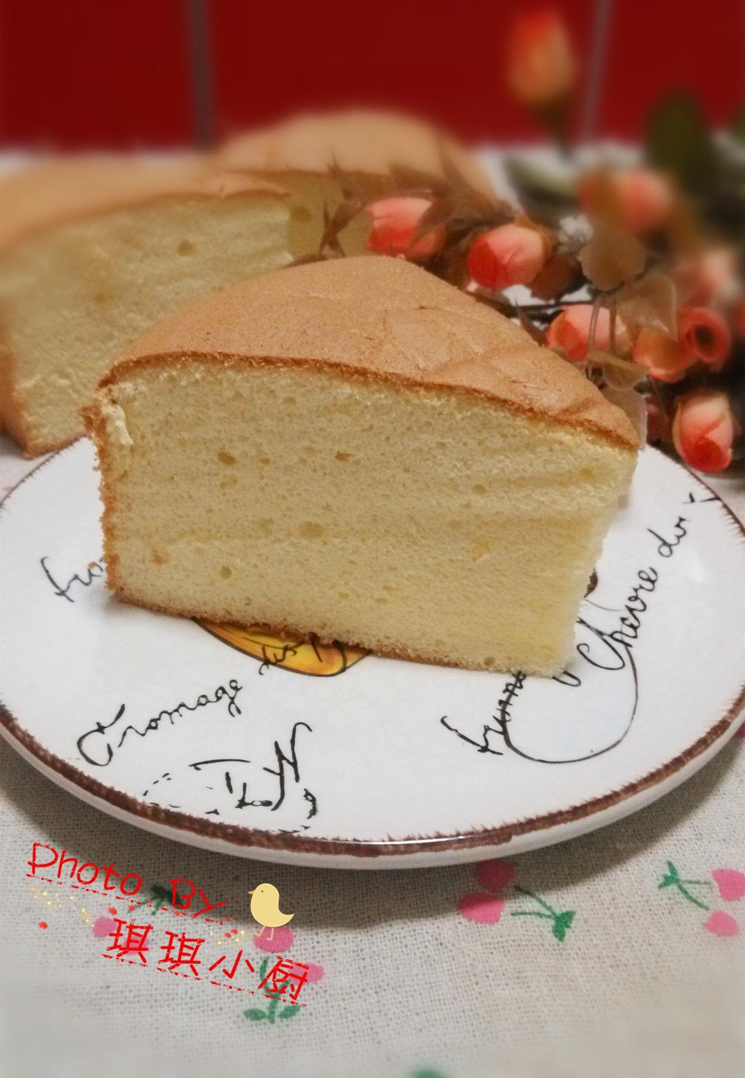 「牛奶戚风蛋糕」--家用面粉做出的戚风的做法