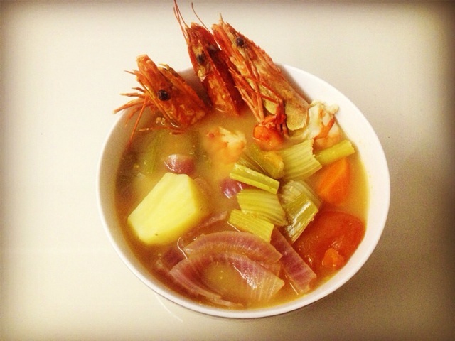 海鲜蔬菜汤的做法