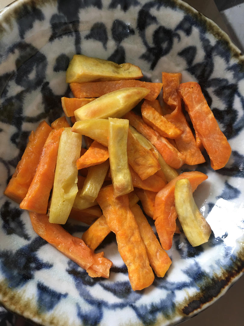 shirley玄米做的炸红薯条空气炸锅