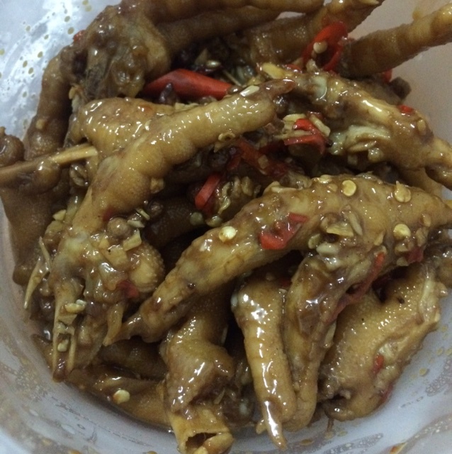 香辣卤鸡爪